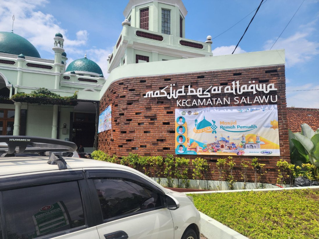 Masjid At-Takwa Salawu Ramah Pemudik Arus Balik