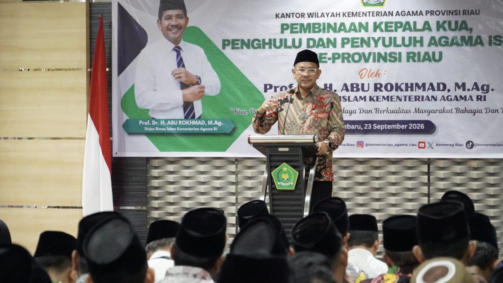 KUA Diminta Beri Layanan Pascanikah untuk Ketahanan Keluarga